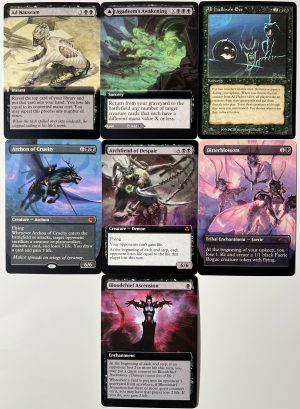 Ad Nauseam Agadeem's Awakening All hallow's Eve Archon of Cruelty Archfiend of Despair Bitterblossom Bloodchief Ascension