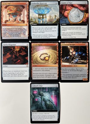 Aether Vial Aetherflux Reservoir Anvil of Bogardan Arcane Signet Arcbound Ravager Amulet of Vigor Ashnod's Altar