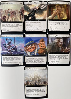 Anointed Procession Avacyn, Angel of Hope Enlightened Tutor Esper Sentinel Land Tax Smothering Tithe Teferi’s Protection