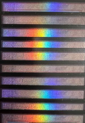 FOIL BETA Badlands Bayou Plateau Savannah Scrubland Taiga Tropical Island Tundra Underground Sea Volcanic Island