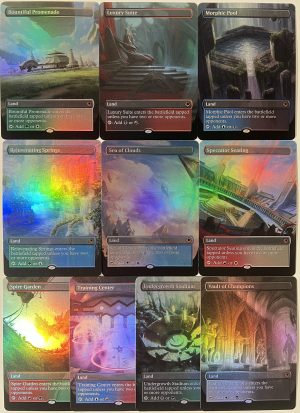 FOIL Showcase Bountiful Promenade Luxury Suite Morphic Pool Rejuvenating Springs Sea of Clouds Spectator Seating Spire Garden Training Center Undergrowth Stadium Vault of Champions
