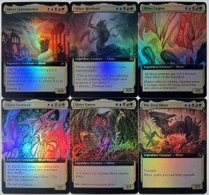 FOIL Sliver Gravemother Sliver Hivelord Sliver Legion Sliver Overlord Sliver Queen The First Sliver