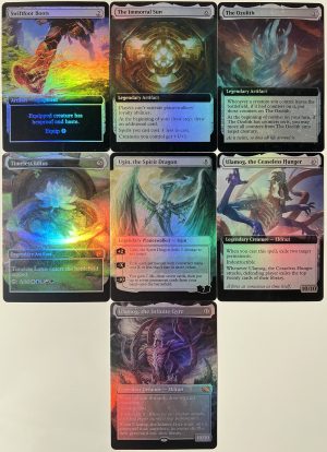 FOIL Swiftfoot Boots The Immortal Sun The Ozolith Timeless Lotus Ugin, the Spirit Dragon Ulamog, the Ceaseless Hunger Ulamog, the Infinite Gyre