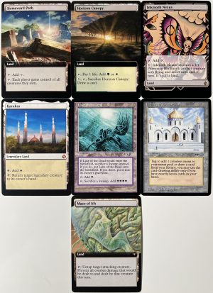 Homeward Path Horizon Canopy Inkmoth Nexus Karakas Lake of the Dead Library of Alexandria Maze of Ith