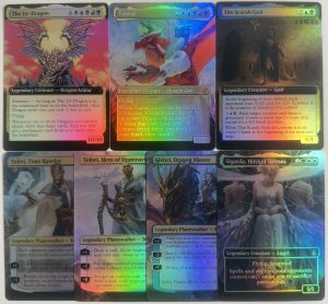 Sigarda, Host of Herons Sivitri, Dragon Master Tiamat Teferi, Hero of Dominaria Teferi, Time Raveler The Scarab God The Ur-Dragon