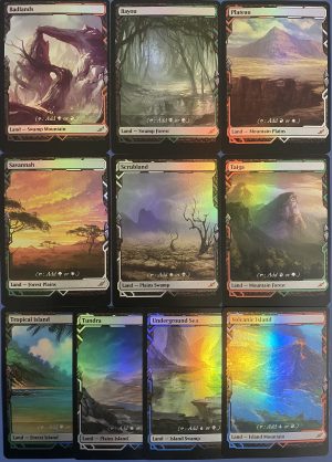 FOIL ZenR EXP Badlands Bayou Plateau Savannah Scrubland Taiga Tropical Island Tundra Underground Sea Volcanic Island