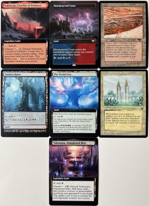 Sokenzan, Crucible of Defiance Stormcarved Coast Strip Mine Sunken Ruins Takenuma, Abandoned Mire The Tabernacle at Pendrell Vale The World Tree