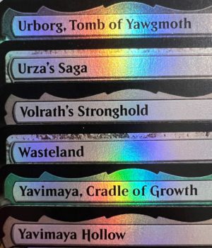 Urborg, Tomb of Yawgmoth Urza's Saga Volrath's Stronghold Wasteland Yavimaya, Cradle of Growth Yavimaya Hollow