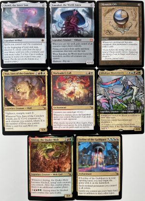 Chimil, the Inner Sun Emrakul, the World Anew Mesmeric Orb Voja, Jaws of the Conclave Warleader's Call Slivdrazi Monstrosity Anzrag, the Quake-Mole Leyline of the Guildpact