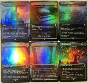 LOTR FOIL Cabal Coffers Ancient Tomb Urborg, Tomb of Yawgmoth Gemstone Caverns Cavern of Souls The Great Henge