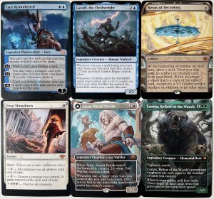 Jace Reawakened Geralf, the Fleshwright Nexus of Becoming Final Showdown Ajani, Nacatl Pariah Lumra, Bellow of the Woods