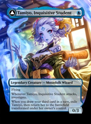 Custom Art Tamiyo, Inquisitive Student (Anime)