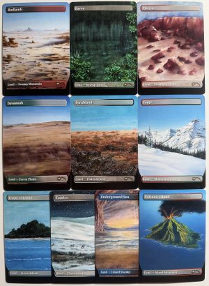 Badlands Bayou Plateau Savannah Scrubland Taiga Tropical Island Tundra Underground Sea Volcanic Island