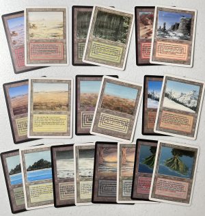 Revised BETA Dual Lands : Badlands Bayou Plateau Savannah Scrubland Taiga Tropical Island Tundra Underground Sea Volcanic Island