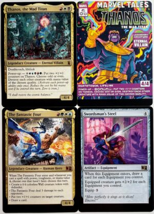 Thanos, the Mad Titan Thanos COMIC The Fantastic Four Swordsman's Steel